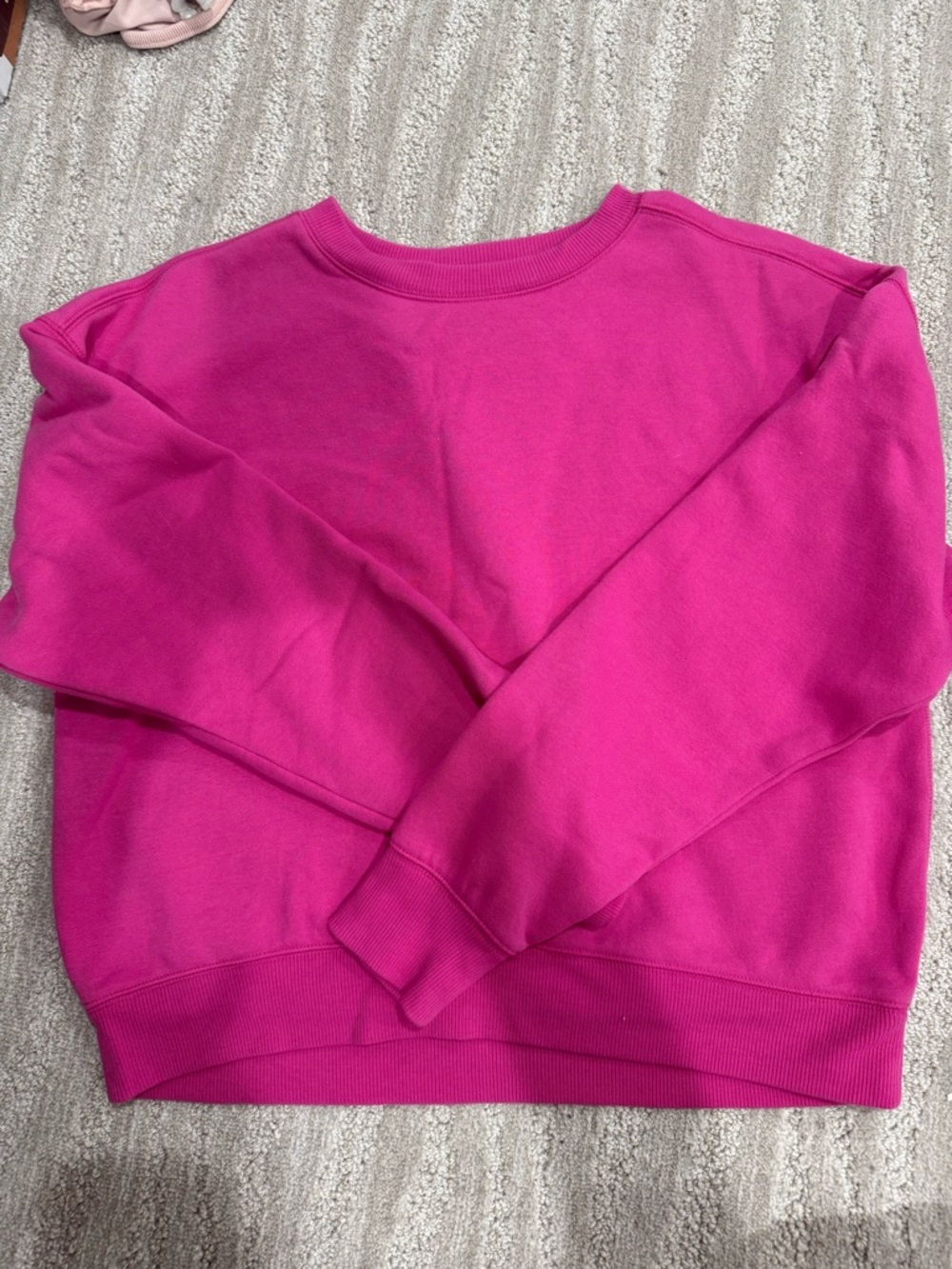 Vibrant Fuchsia Crewneck Sweatshirt